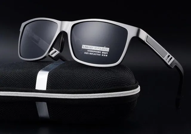 Aluminum magnesium polarized sunglasses men Brand designer sunglasses The driver sunglasses driving glasses lens oculos de sol
