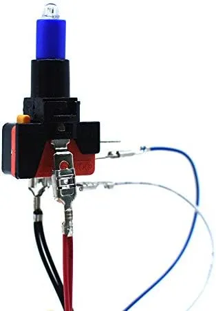 Arcity 2 Pcs Arcade Cable Wire LED Button Power Cable Daisy Chain 0.250 Inch /6.3mm Terminals Jumper Wire Harness Lighted Up 20 LED Arcade Buttons for USB Encoder, MAME, Arcade1Up, Raspberry Pi,PC New