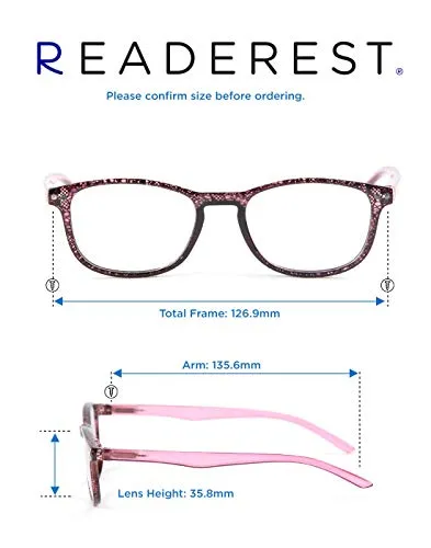 Blue-Light-Blocking-Reading-Glasses-Pink-1-50-Magnification-Computer-Glasses