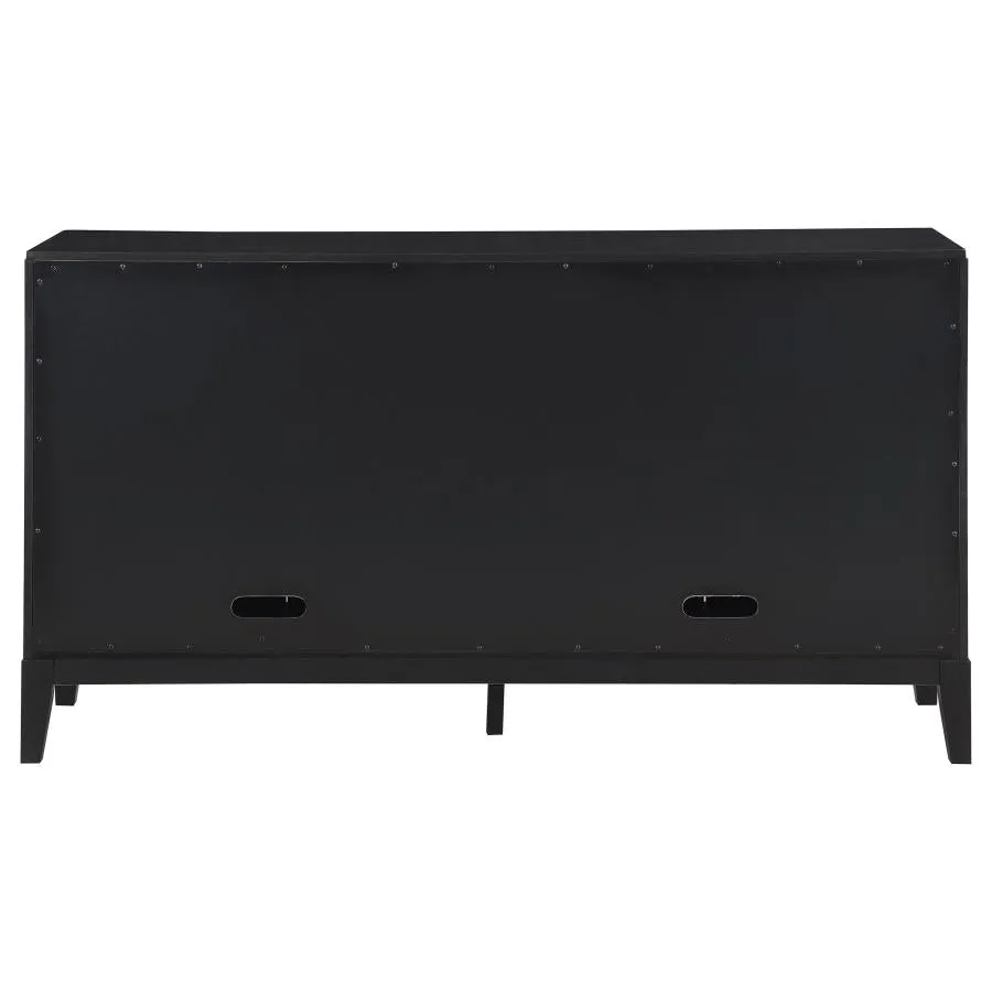 Brookmead 2-Drawer Sideboard Buffet With Storage Cabinet Black