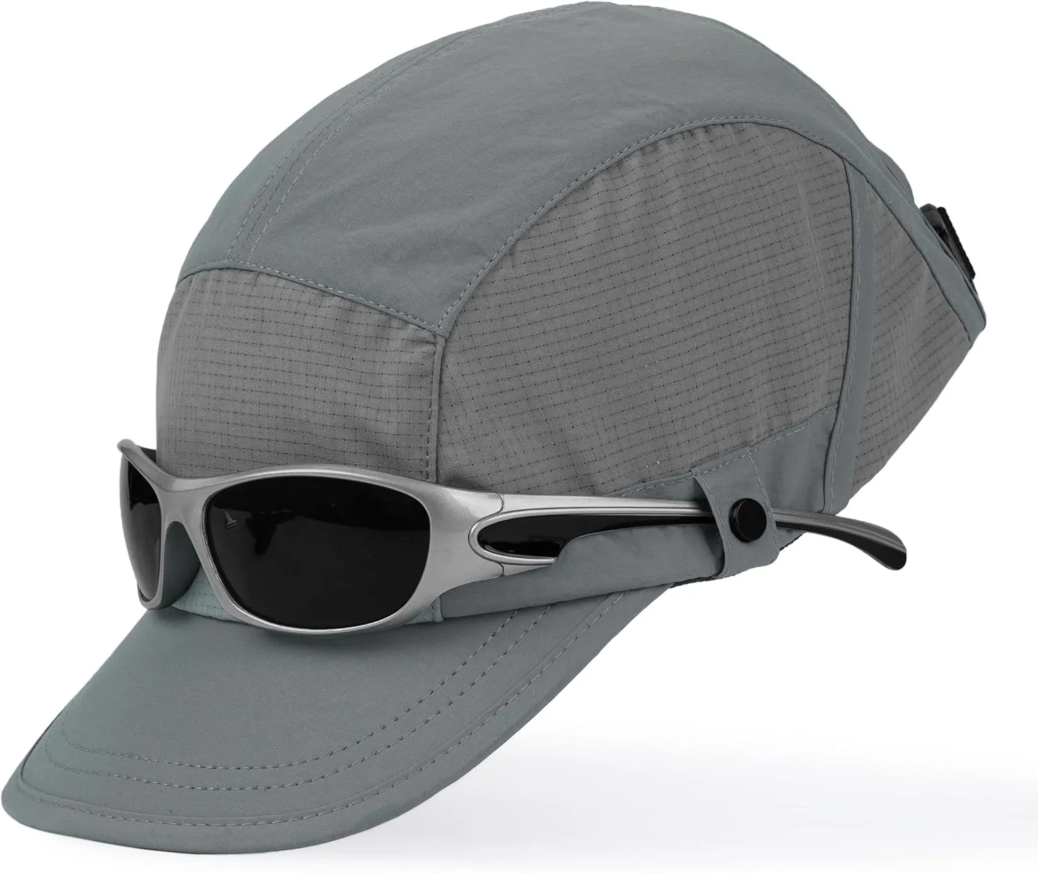 CLAPE Snapback 5 Panel Hat for Men Flat Bill Funny Trucker Hats Running