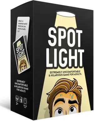 Drinking Games for Adults - Spotlight: Ultimate Party Game with Spotlight Feature, Perfect for 2-10 Players, Ages 21 