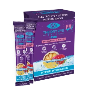 Dry Eye Drink PM - Strawberry Lemonade Flavor