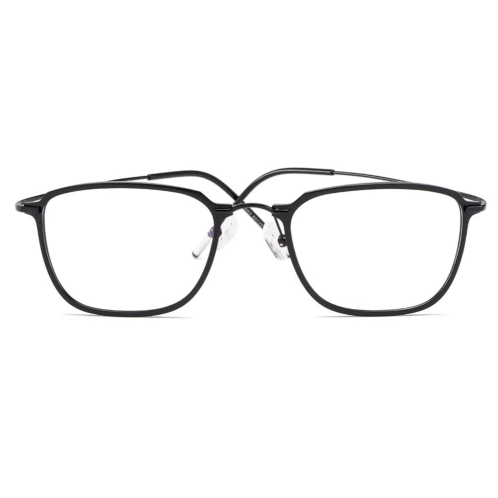 Gmei Men's Eyeglasses Ultralight Beta Titanium Flexible Glasses M19003