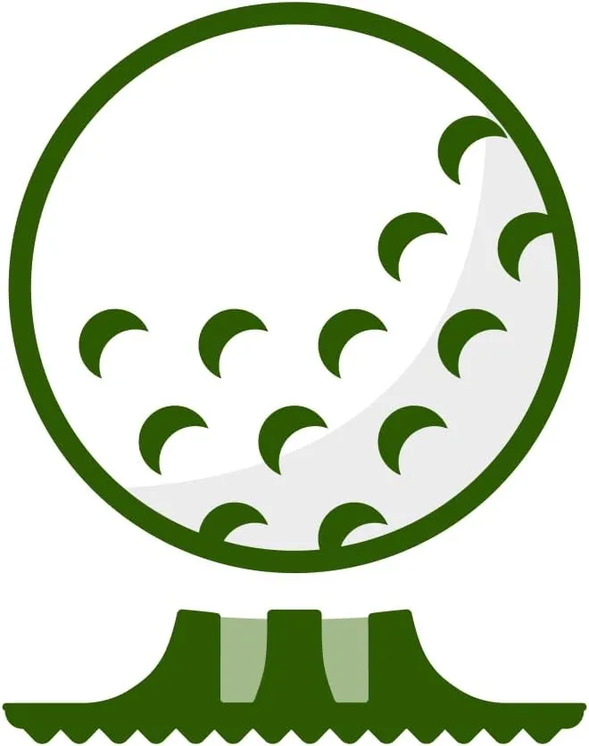 Golf Tee (Driving Ranges, Indoor/Virtual Golf Simulators, Tundra/Winter Golf, Consistent Height, USGA Conforming, Par 3 Tee, Virtually Unbreakable, Multicolor)