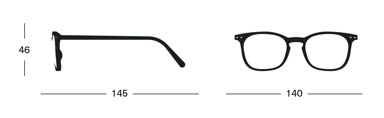 Izipizi 'Taylor Green' #E Reading Magnifying Glasses.