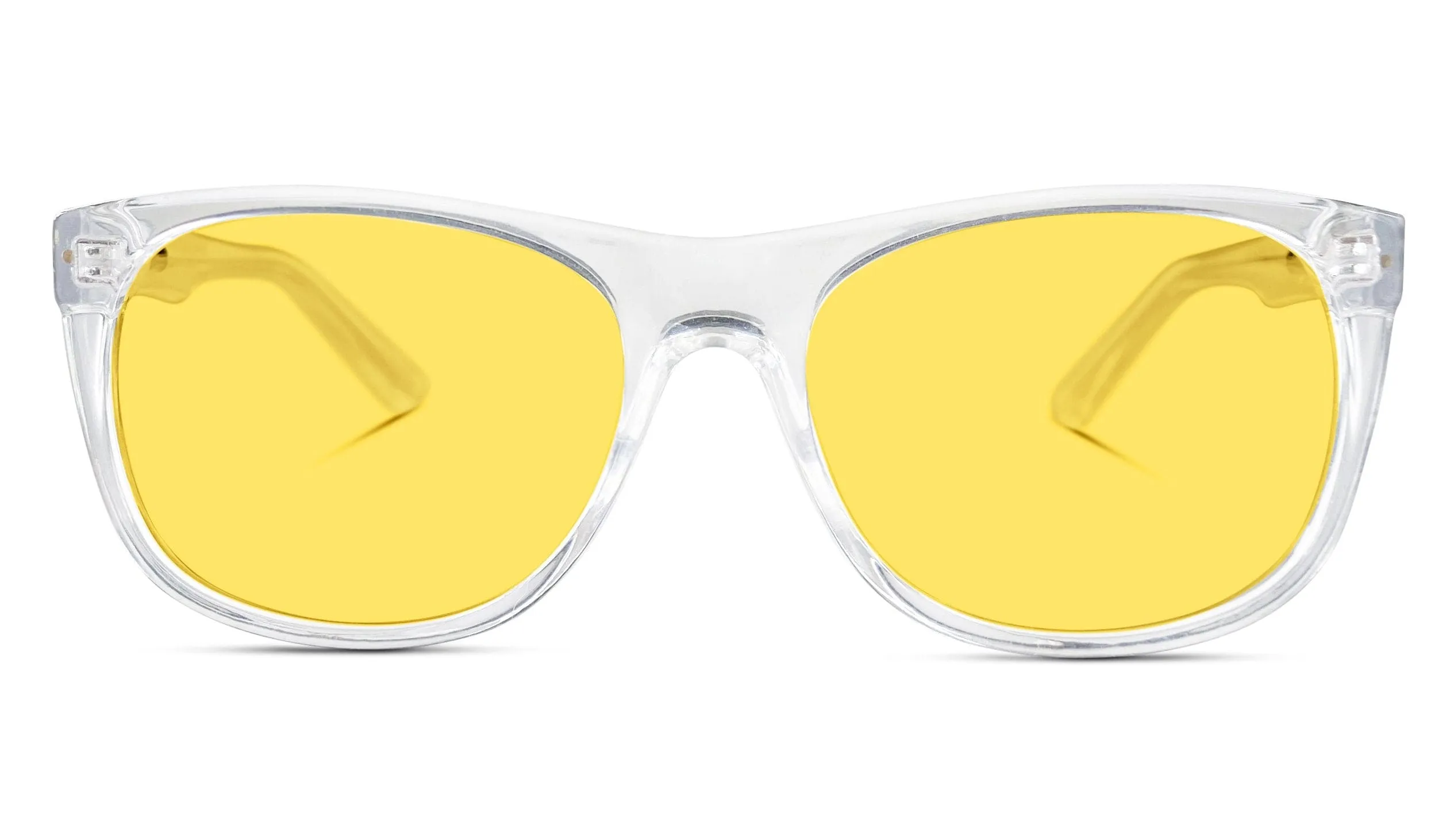 Kids DayMax Wayfarer Glasses - Crystal - Readers