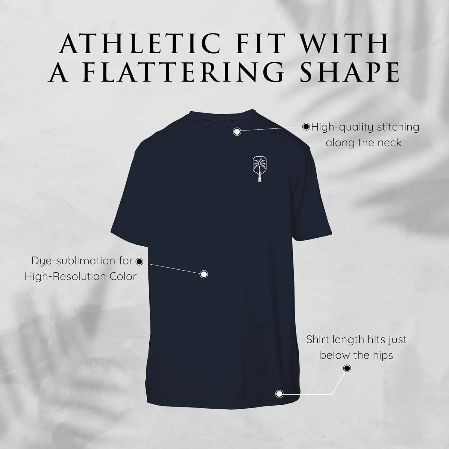 Mens Performance Short Sleeve Pickleball Shirt  Premium UV Protection, Moisture-Wicking, and Odor-Fighting Design