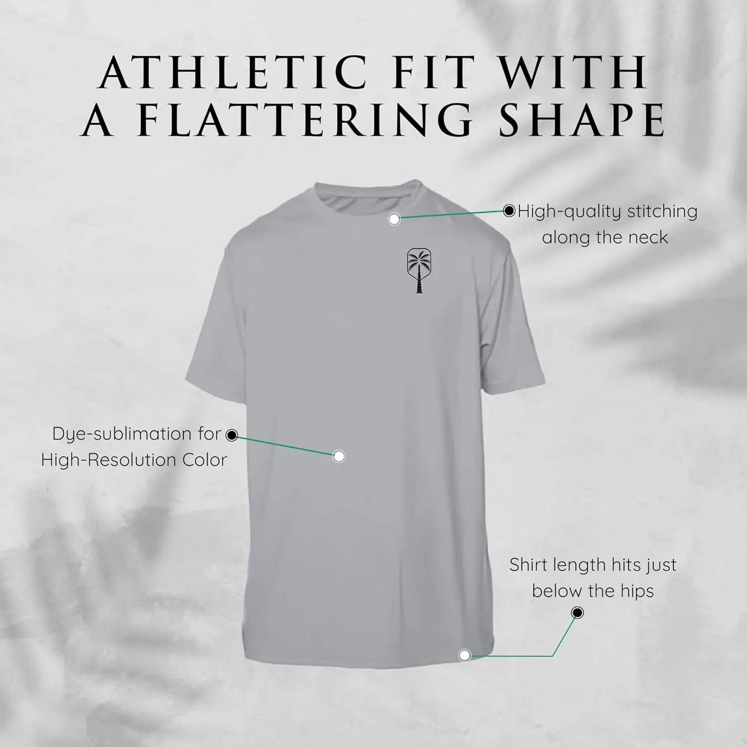 Mens Performance Short Sleeve Pickleball Shirt  Premium UV Protection, Moisture-Wicking, and Odor-Fighting Design