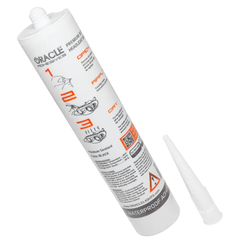 Oracle Lighting Technologies Premium Headlight Sealant Sealant Silicone - 10.00 oz Cartridge
