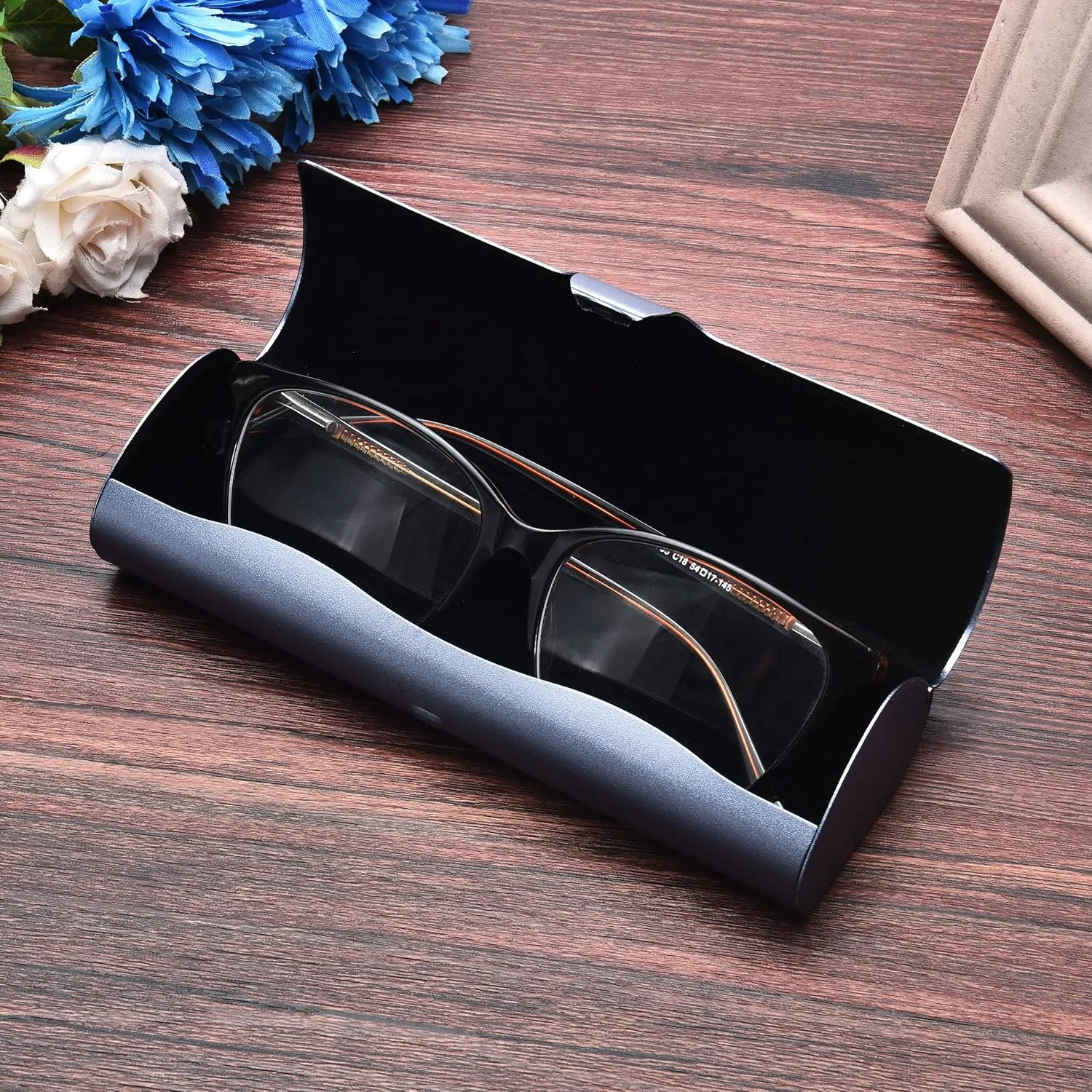 Philley Eyeglass Case Aluminum Ultra-Light Hard Myopia Glasses Case