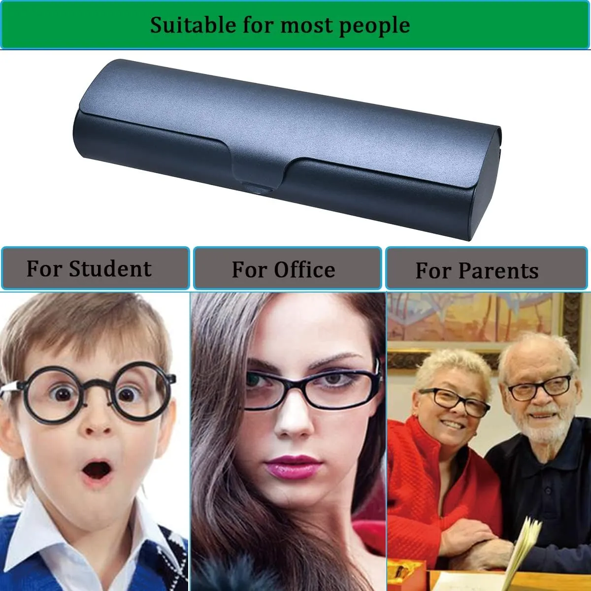 Philley Eyeglass Case Aluminum Ultra-Light Hard Myopia Glasses Case