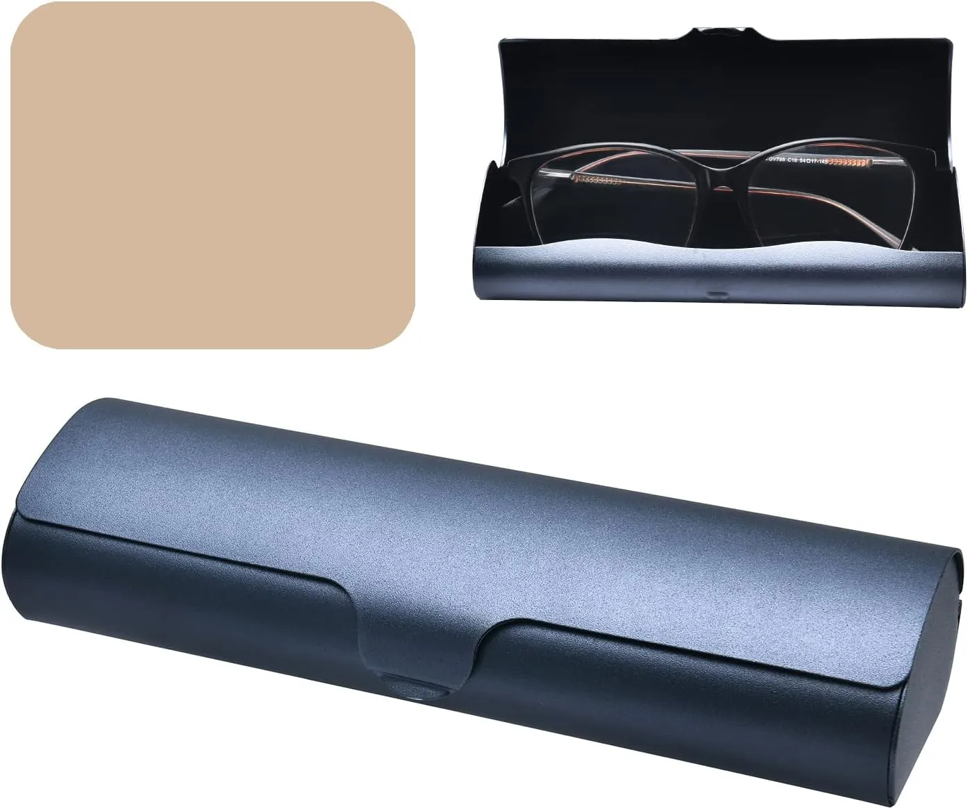 Philley Eyeglass Case Aluminum Ultra-Light Hard Myopia Glasses Case