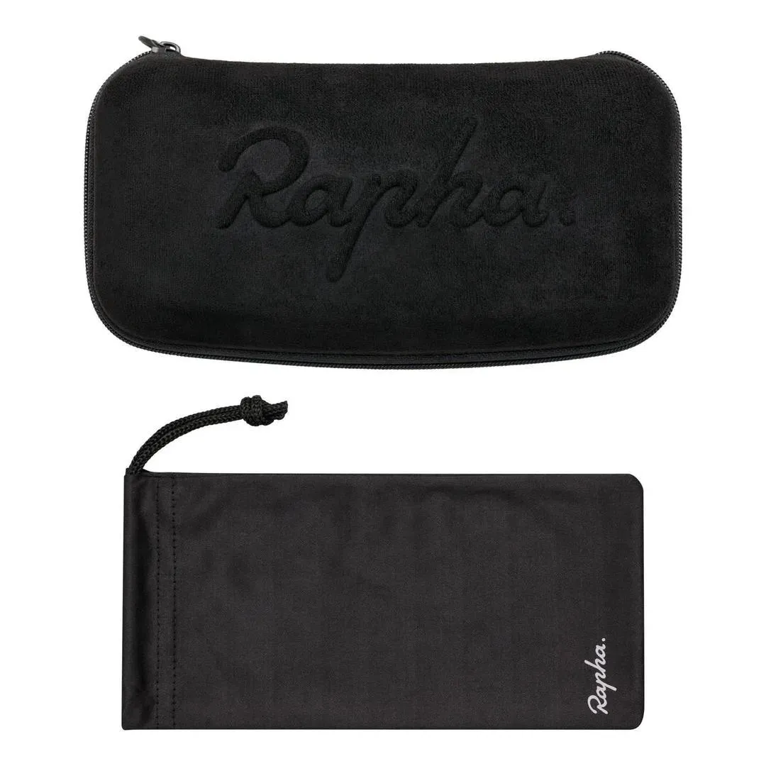 RAPHA Pro Team Frameless Glasses - BLK Black/Black Mirror Lens