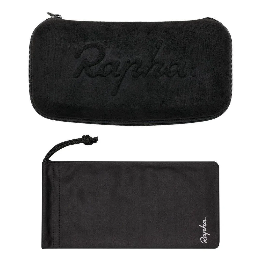 RAPHA Pro Team Frameless Glasses - BLK Black/Black Mirror Lens