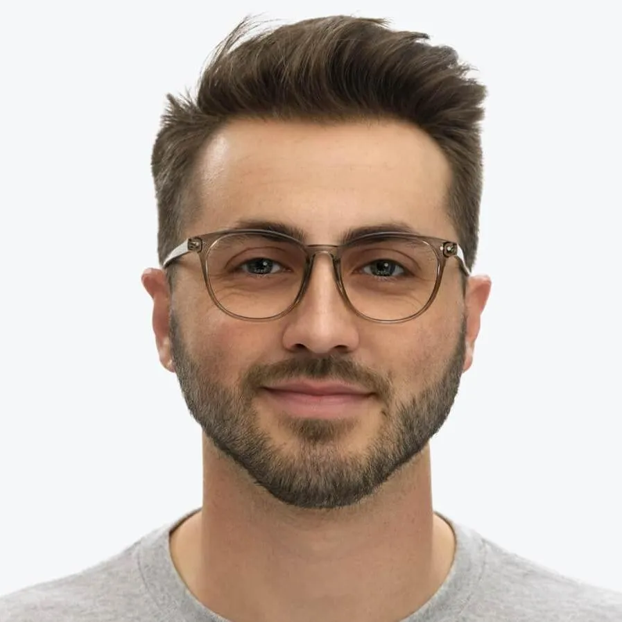 ScreenTime Billie Computer Glasses - Pearl Grey - Readers