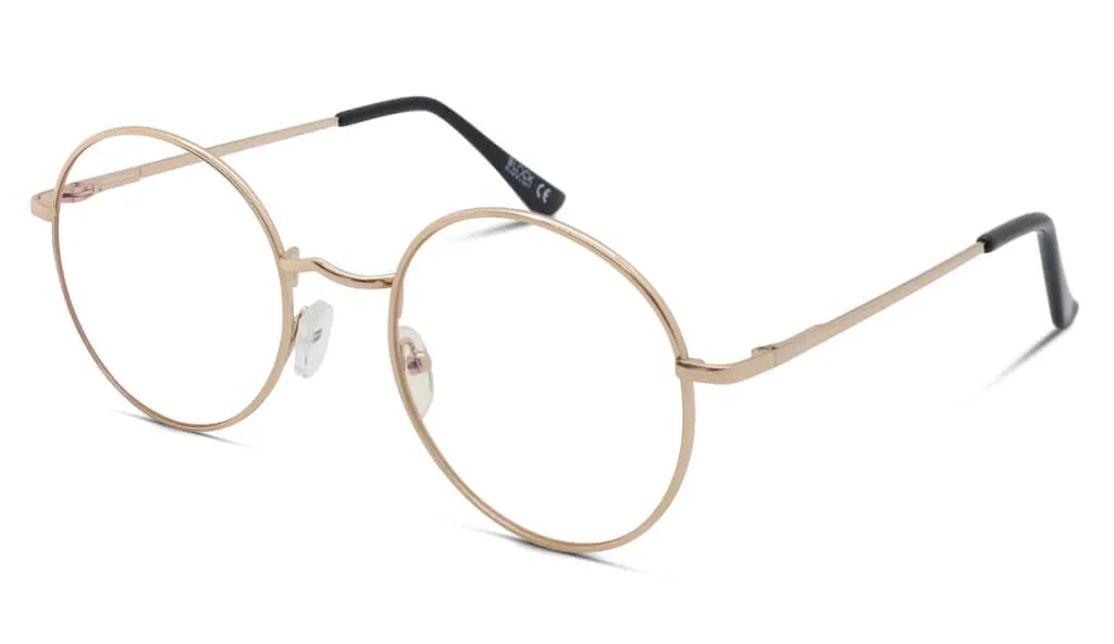 ScreenTime Elton Computer Glasses - Gold - Prescription