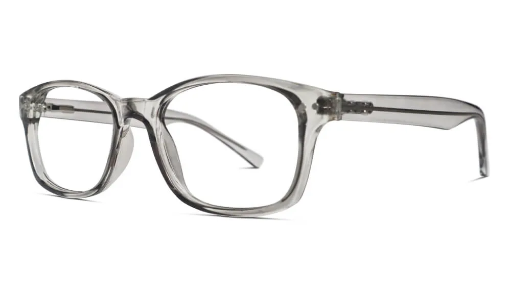 ScreenTime Wayfarer Computer Glasses - Pearl Grey - Prescription