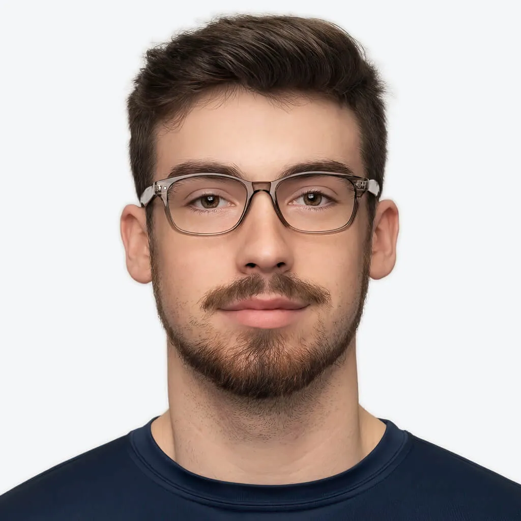 ScreenTime Wayfarer Computer Glasses - Pearl Grey - Prescription