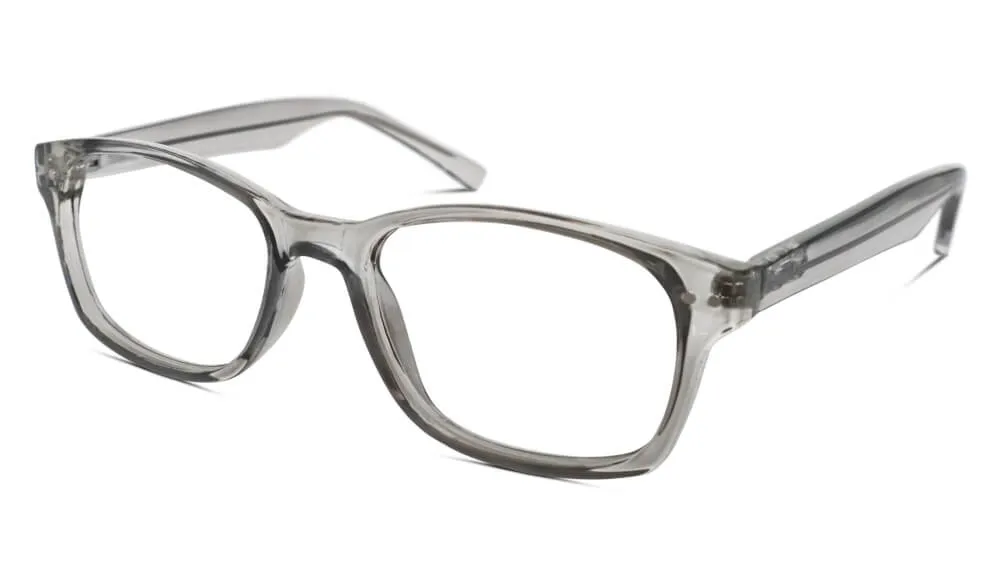 ScreenTime Wayfarer Computer Glasses - Pearl Grey - Prescription