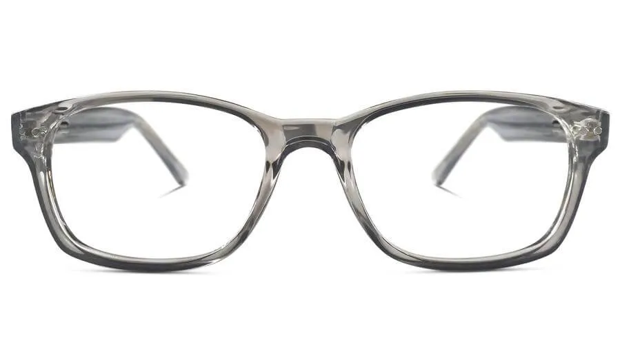 ScreenTime Wayfarer Computer Glasses - Pearl Grey - Prescription