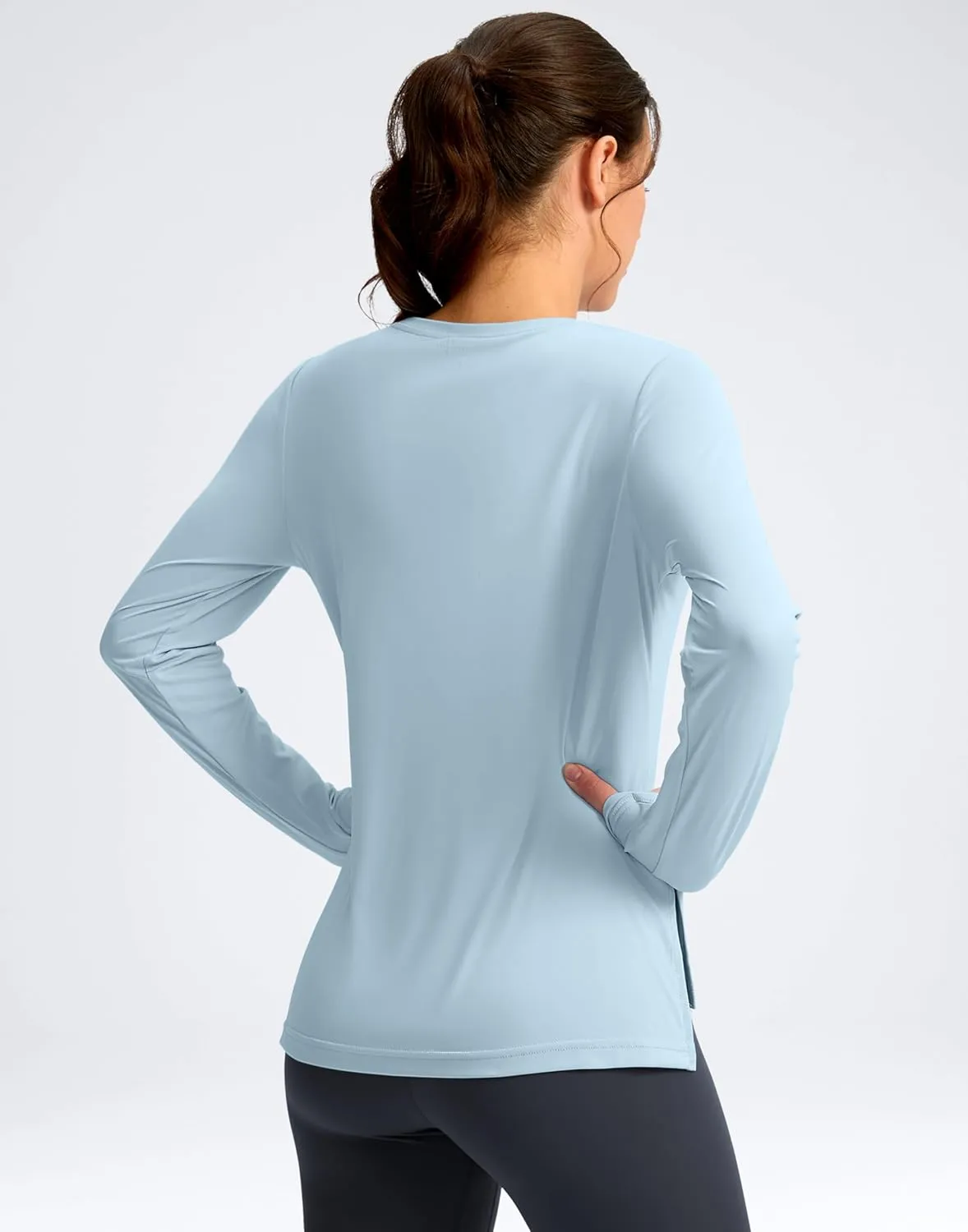 Soothfeel Women's Sun Shirts UPF 50  Long Sleeve UV Protection Workout Hiking Tops Lightweight Quick Dry SPF Outdoor Shirt