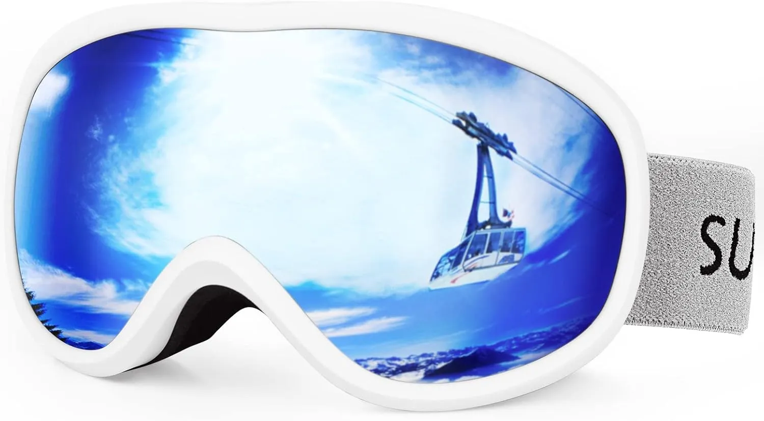 Supertrip Snow Ski Goggles Anti-Fog 100% UV Protection Snowboard Skiing Goggles