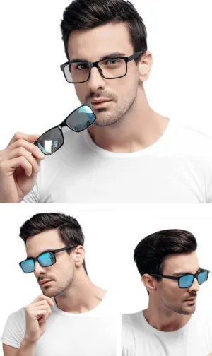 Unisex Prescription Glasses With Magnet Clip Sunglasses 1-6 Clips Included!