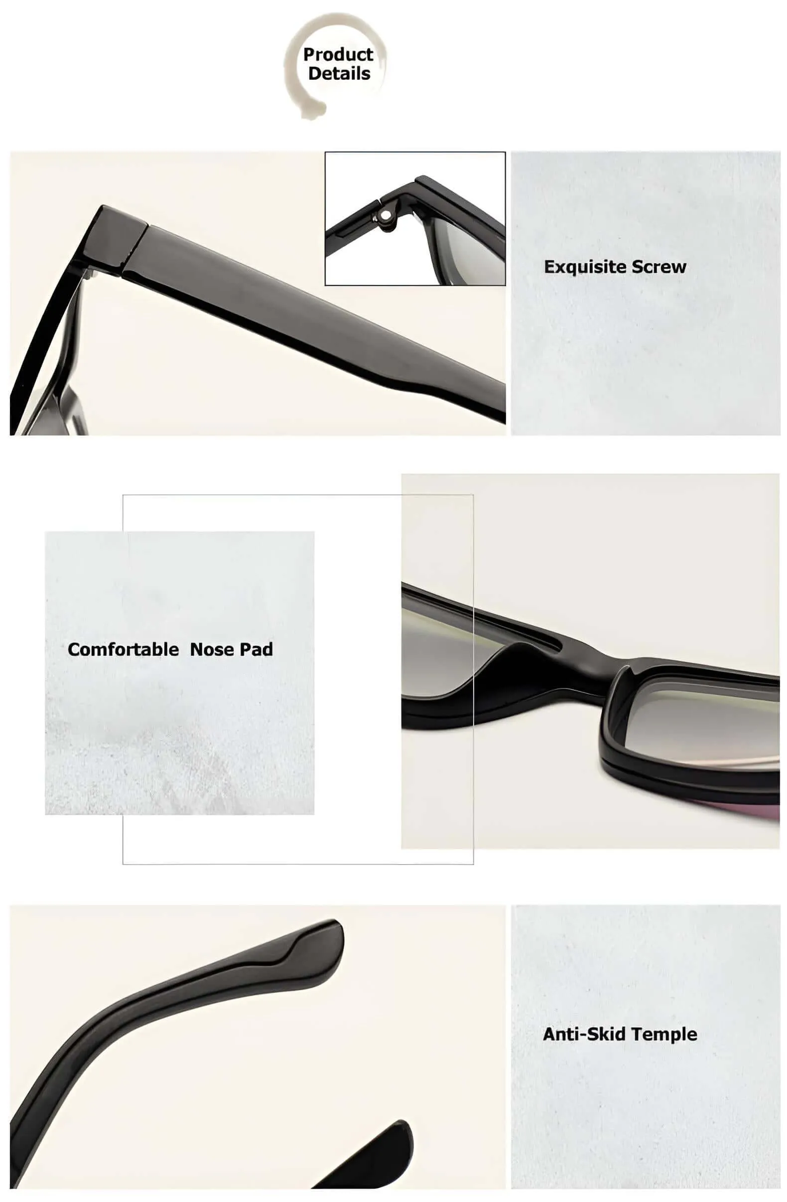 Unisex Prescription Glasses With Magnet Clip Sunglasses 1-6 Clips Included!